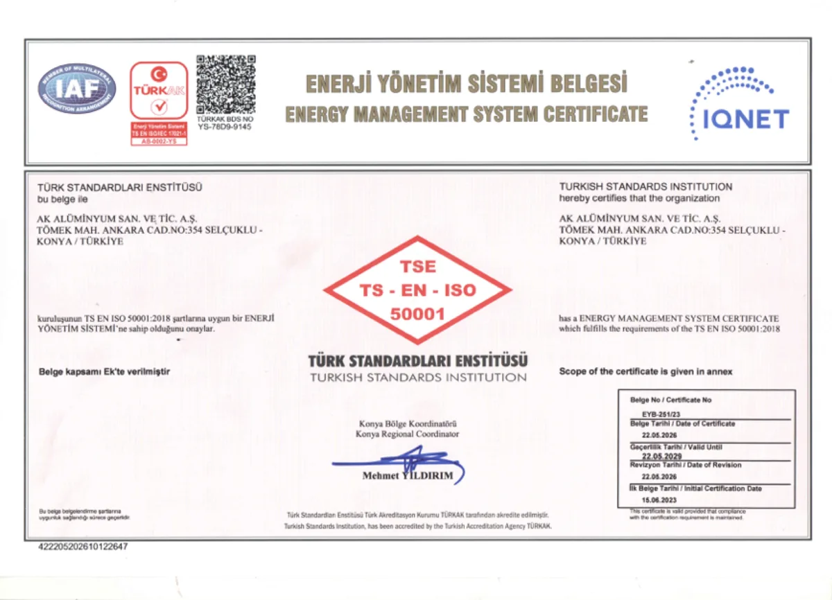 TS EN ISO 50001